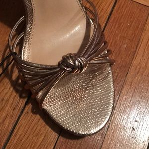 Who What Wear Shoes - Gold Scale Sandals Who What Wear Shoes - Gold Scale Sandals